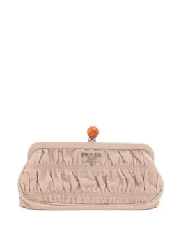 Prada 2000-2015 pleated clutch bag 31972706