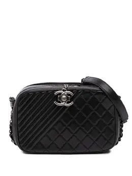 Chanel 2014-2015 Small Quilted Lambskin Coco Boy Camera Bag crossbody bag 32026351