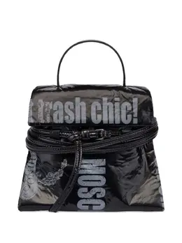 Moschino Tie Me logo-print tote bag 30907095