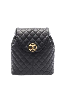 Chanel 1991-1994 CC Quilted Caviar backpack 32011190