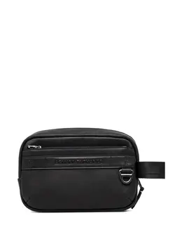 Armani Exchange logo-print wash bag 29882731