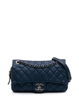 Chanel 2012 Medium Quilted Iridescent Caviar Easy Flap shoulder bag 32017159