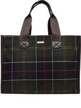 Barbour check-pattern tote bag 31981791