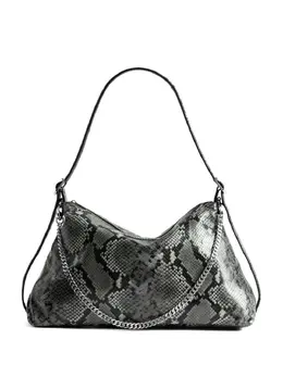 Zadig & Voltaire Jim Wild python-effect shoulder bag 31580614