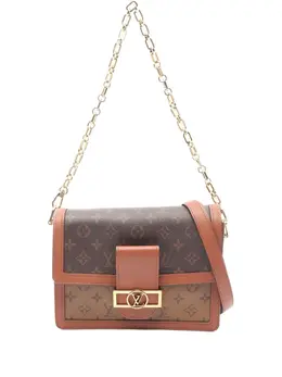 Louis Vuitton 2019 Monogram Reverse Dauphine MM satchel 32013826