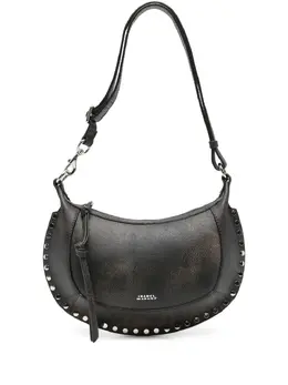 Isabel Marant Oskan Moon stud-embellished leather shoulder bag 31858048