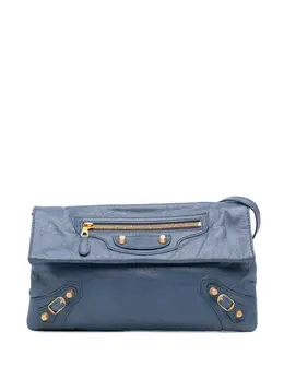 Balenciaga 2014 Lambskin Motocross Giant 12 Envelope Clutch With Strap crossbody bag 32027028