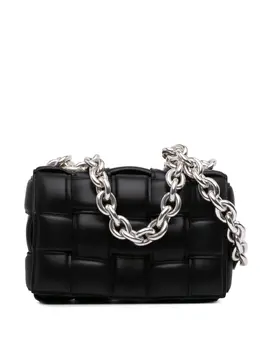 Bottega Veneta 2012-2025 Nappa Intrecciato Padded Chain Cassette satchel 32025963