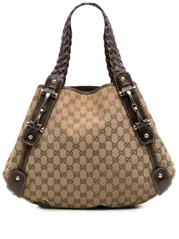 Gucci 2016-2025 GG Canvas Horsebit Pelham shoulder bag 32026700