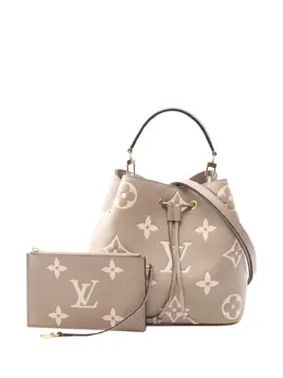 Louis Vuitton 2021-2025 Monogram Giant Bicolor Empreinte Neonoe MM bucket bag 32006939