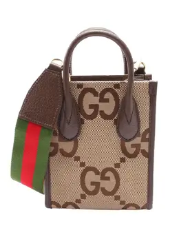 Gucci 2000-2015 Mini Jumbo GG Canvas Web satchel 32006905