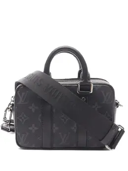 Louis Vuitton 2021-2025 Nano Monogram Eclipse Porte Documents Voyage satchel 32020636