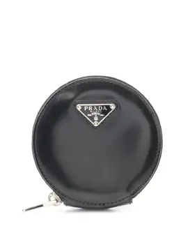 Prada 2013-2025 Spazzolato Round Bag Charm coin pouch 32020634