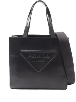 Prada 2013-2025 Soft Calf Triangle Logo Tote satchel 32016021