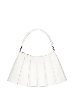Lacoste Lenglen pleated leather shoulder bag 30203111