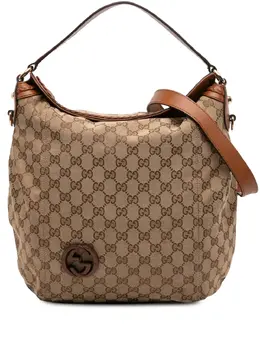 Gucci 2016-2025 Medium GG Canvas Brick Lane Convertible Hobo satchel 32016629