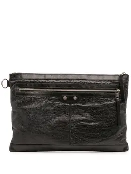 Balenciaga 2015 Lambskin Motocross Classic Clip L clutch bag 32017157