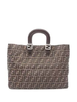 Fendi 2000-2010 Large Zucca Canvas Twins tote bag 32020896