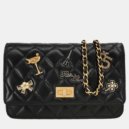 Chanel Calfskin Mademoiselle Lock Icon WOC Wallet on Chain Shoulder Bag 1211089