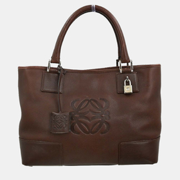 Loewe Brown Fusta 30 Tote Bag 1211030