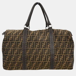 Fendi Brown Zucca Duffle Bag 1211045