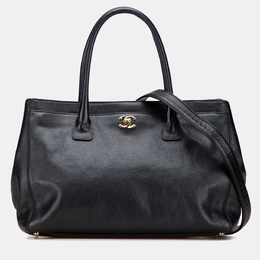 Chanel Black Medium Calfskin Executive Cerf Tote 1210892