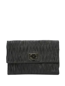 Anya Hindmarch textured metallic clutch bag 31970655