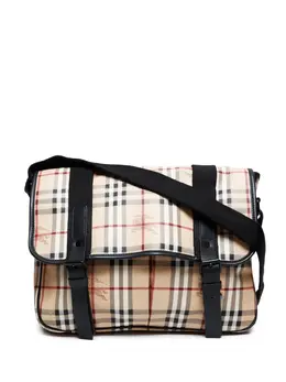 Burberry 2000-2020s check-pattern shoulder bag 31987153