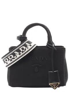 Prada 2013-2025 Mini Canvas Jardiniere satchel 32026917