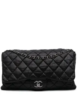 Chanel 2009-2010 Maxi Quilted Lambskin 3 Flap shoulder bag 32025869