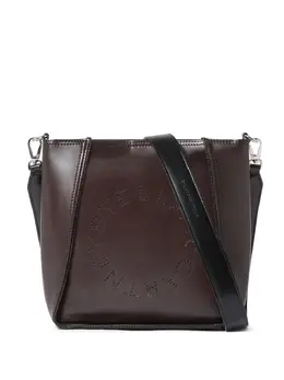 Stella McCartney logo-cut leather shoulder bag 31365973