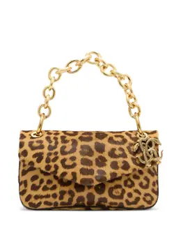 Roberto Cavalli leopard-print chain bag 30634143