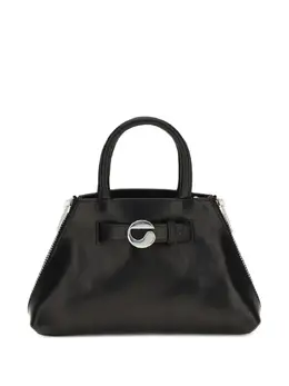 Coperni Mini Data zip-detail leather tote bag 31937764