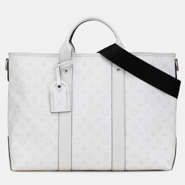 Louis Vuitton White Monogram Taigarama Weekend Tote 1211261