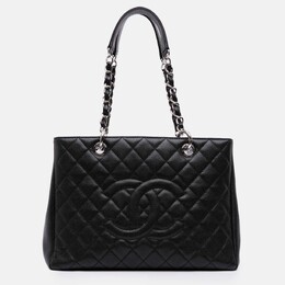 Chanel Black Caviar Grand Shopping Tote 1211181
