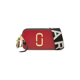 Сумка кросс-боди Marc Jacobs The Snapshot, фактура тиснение, красный 4337329479