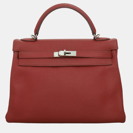 Hermes Kelly 32 Leather Bag 1211756