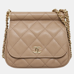 Chanel Caviar Quilted Frame Clutch On Chain 1211760