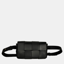Bottega Veneta Black Cassette Belt Waist Bum Bag 1211750