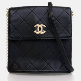 Chanel Small Calfskin About Pearls Hobo Bag 1211560