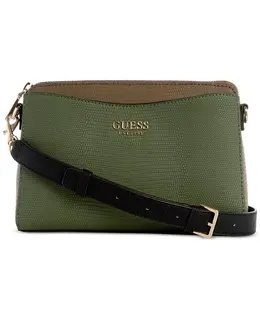 Сумка-кошелек Lyndi Girlfriend с тремя отделениями Guess, зеленый 11064737 | olive multi