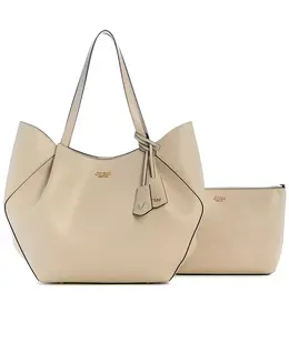 Женская сумка-тоут Amorette 2-в-1 Guess, коричневый/бежевый 23561705 | light taupe