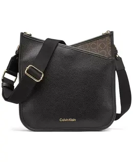 Женская мини-сумка через плечо Lyla Calvin Klein, черный 23836586 | black/khaki/brown