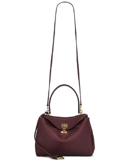 Сумка с верхней ручкой Rodeo из зерненой кожи малого размера Balenciaga, Dark Burgundy balf-wy1556 | dark burgundy