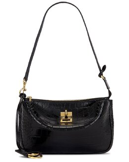 Сумка-портфель Rodeo Sling с тиснением под крокодила Balenciaga, Black balf-wy1592 | black