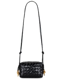 Мини-сумка Loop Сумка Bottega Veneta, Black & Muse Brass bott-wy1217 | black & muse brass