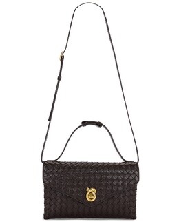 Сумка с узловым замком Bottega Veneta, Fondant & Muse Brass bott-wy1857 | fondant & muse brass