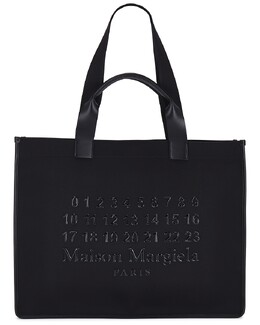 Большая шоппинг-сумка Cabas Maison Margiela, Black & Black mmar-my120 | black & black