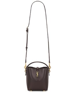 Мини Le 37 Сумка-ведро Saint Laurent, Dark Sweet Chocolate slau-wy3014 | dark sweet chocolate