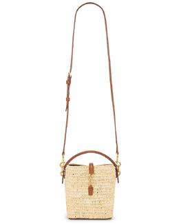Мини Le 37 Сумка-ведро Saint Laurent, Natural & Brick slau-wy3053 | natural & brick